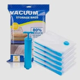 Space Saver Bags with Travel Hand Pump for Clothes Travel Storage Vacuum Bags-image-11