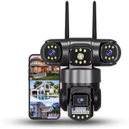 OneXsale 4G Sim Base 5+3+3MP PTZ 3 Lens PTZ Camera 2-way Talk Motion Tracking Waterproof Security Camera-27