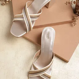 Anouk Braided Detail Handcrafted Ethnic Block Heels-29