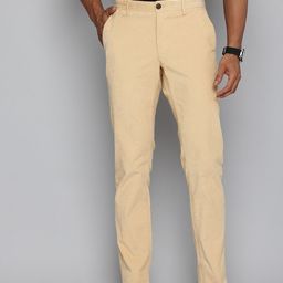 Indian Terrain Men Brooklyn Slim Fit Easy Wash Corduroy Chinos Trousers-image-45