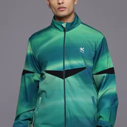 HRX by Hrithik Roshan Dyed Rapid-Dry Running Jacket-image-65