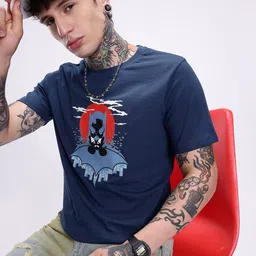 Kook N Keech Batman Printed Pure Cotton T-shirt-image-33