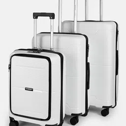 WROGN Set of 3 Textured 360-Degree Rotation Trolley Bag - 239 L-26