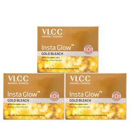 VLCC Set Of 3 Insta Glow Gold Bleach With Colloidal Gold - 30 g Each-55