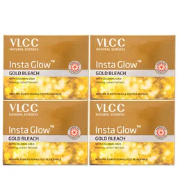 VLCC Set Of 4 Insta Glow Gold Bleach With Colloidal Gold - 30 g Each-54