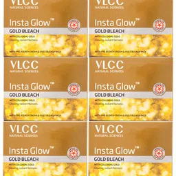 VLCC Set Of 6 Insta Glow Gold Bleach With Colloidal Gold - 30 g Each-48