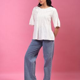 Crimsoune Club Women Bootcut Heavy Fade Stretchable Jeans-image-75