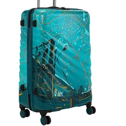 Safari Printed Hard-Sided Medium Trolley Bag 51-100 L-35