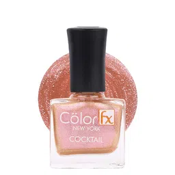 Color Fx Cocktail Party Collection Nail Enamel Gold Shade 136 - 9 ml-image-32