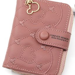 SYGA Women Mickey Mouse Textured Leather Zip Around Wallet-image-6