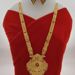 niva fashion Gold-Plated Brass Jewellery Set-image-40