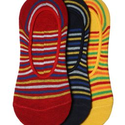 Dressberry Women Pack of 3 Striped Shoeliners-image-20