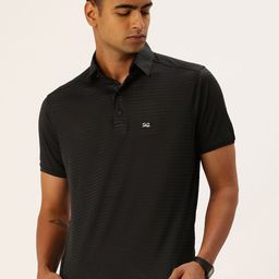 FIFTY TWO Self-Design Polo Collar Dri-FIT Training T-shirt-image-48