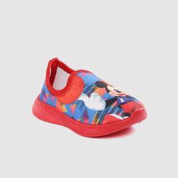 toothless Boys Red Mickey Mouse Printed Slip-On Sneakers-image-59