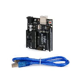 ACEBOTT UNO R3 Compatible with Arduino Development Board ATmega328P ATMEGA16U2 with 1M USB Cable(with Color Retail Box) image 1