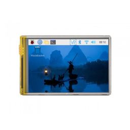 Waveshare 3.5inch Resistive Touch Display (G) for Raspberry Pi, IPS Panel, 320×480 Resolution, Immersion Gold Process, 262K Color image 1