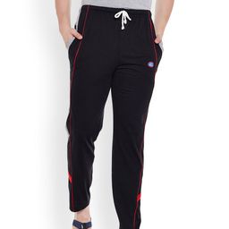 VIMAL JONNEY Black Solid Lounge Pants-image-25