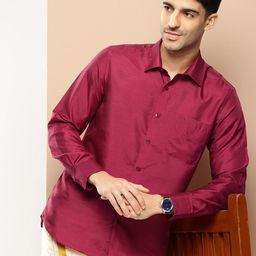 INVICTUS Spread Collar Festive Onam Shirt-image-99