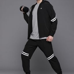 HRX by Hrithik Roshan Men Striped Rapid-Dry Sports Tracksuit-picture-43