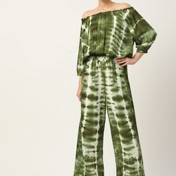 Maaesa Women Olive Green & White Tie & Dyed Co-Ords-image-88