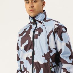 Sports52 wear Printed Detachable Hood Rain Jacket-image-81