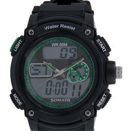 Sonata Men Black Digital Watch-image-92
