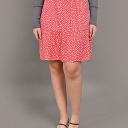 NoBarr Printed Pure Cotton A-Line Mini Skirts-image-39