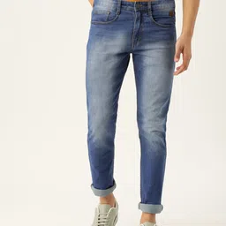 Campus Sutra Men Blue Slim Fit Mid-Rise Clean Look Jeans-picture-29