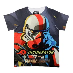 Star Wars by Wear Your Mind Boys Multicoloured Printed Round Neck T-shirt-image-91