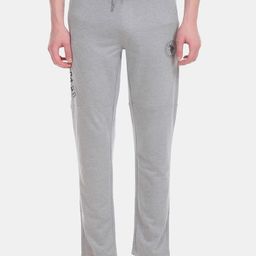 U.S. Polo Assn. Men Grey Melange Solid Lounge Pants-image-62
