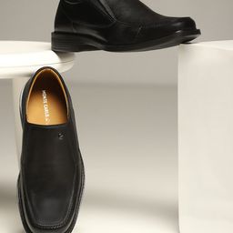 Monte Carlo Men Round Toe Leather Formal Derbys-image-18
