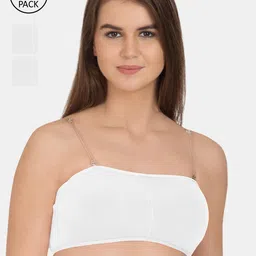 Tweens Pack of 3 Solid Non-Wired Lightly Padded Workout Bra TW-9279-3PC-image-33
