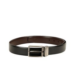 ZEVORA Men Black & Brown Solid Belt-image-99