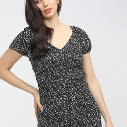 Tokyo Talkies Floral Print Fit & Flare Dress-picture-41
