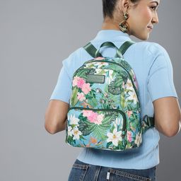 Mast & Harbour Women Topical Printed Backpack-33