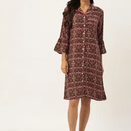 ETC Geometric Printed Nightdress-picture-24