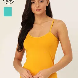 Lady Lyka Women Pack Of 2 Solid Camisoles-image-68