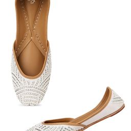 House of Pataudi Embellished Ethnic Mojaris-picture-22