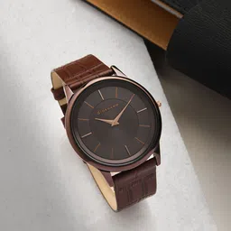 GIORDANO Men Dial & Leather Straps Analogue Watch GD4101-04-image-88