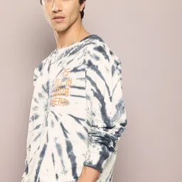 Kook N Keech Pure Cotton Printed Tie-Dyed Hooded Sweatshirt-image-91