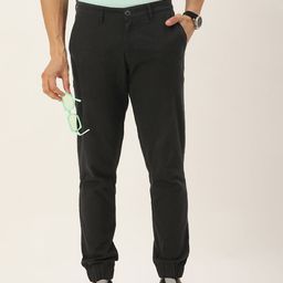 Harvard Men Classic Slim Fit Solid Joggers-image-68