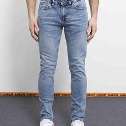 catch Men Slim Fit Light Fade Stretchable Jeans-image-75
