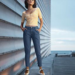 DressBerry Women Blue Stretchable Mom Fit Jeans-39