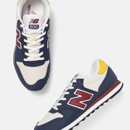 New Balance Unisex 500 Woven Design Leather Sneakers-image-39