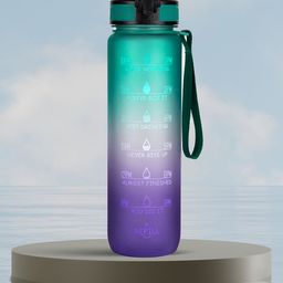 Solara Motivational Sipper Water Bottle, Purple Mint- 1Liter-38