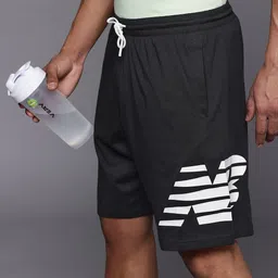 New Balance Men Fast Drying Solid Sports Shorts-image-29