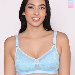 INKURV Women Floral Bra Full Coverage PACK OF 2-23