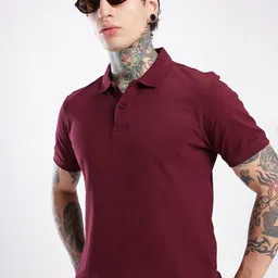 glitchez Timeless Cool Polo Collar Casual T-shirt-image-85
