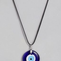 EL REGALO Blue & Black Evil Eye Bohemian Necklace-34