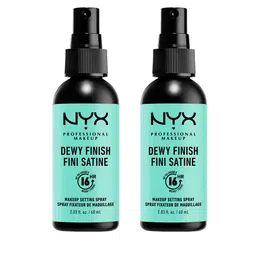 NYX PROFESSIONAL MAKEUP 2Pcs Dewy Finish 16Hr Makeup Setting Spray - 60ml each-22
